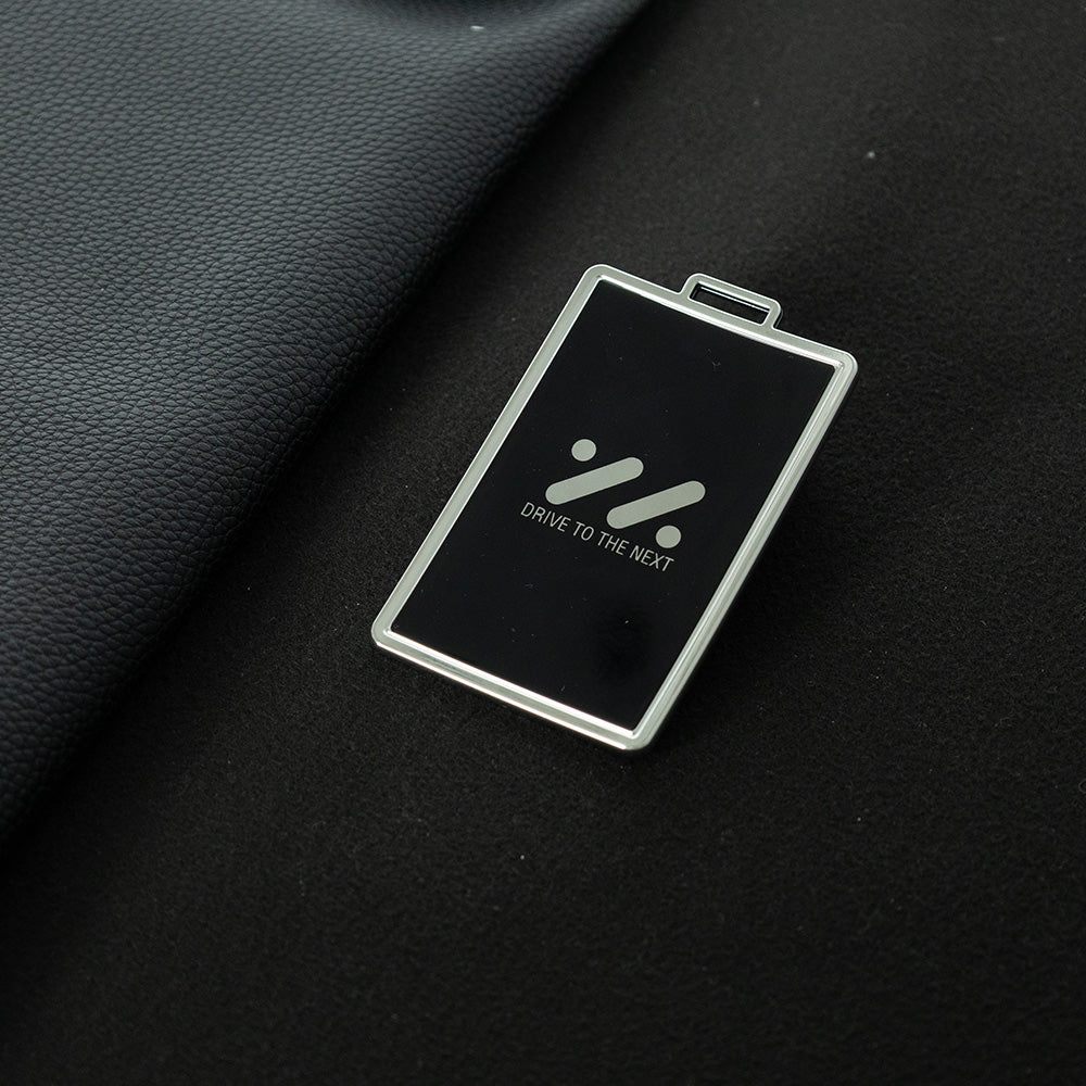 IMA1T1 Black-Silver Plating TPU Car Key Case Cover for IM New NFC Card Key