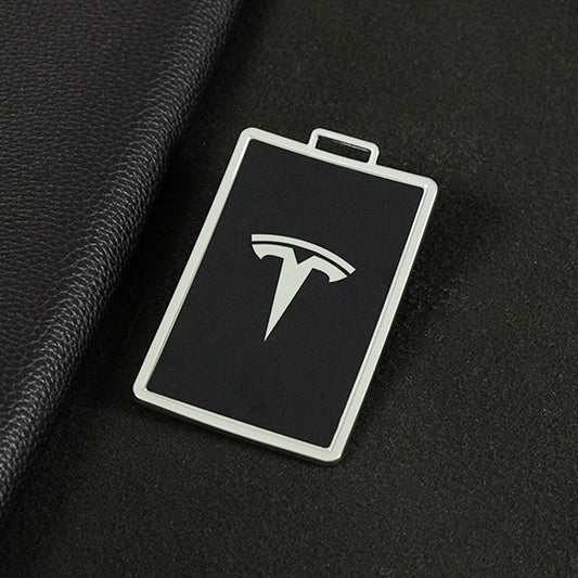 TEB1T1 Black-Silver Plating TPU Tesla Car Key Cover Scratch Resistant Lightweight Protective Case for Model 3/X/Y