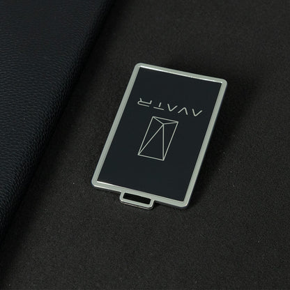 CHH1T1 Black-Silver Plating TPU Car Key Case Cover for 24 Avita 12 key cover 11 card cover smart NFC