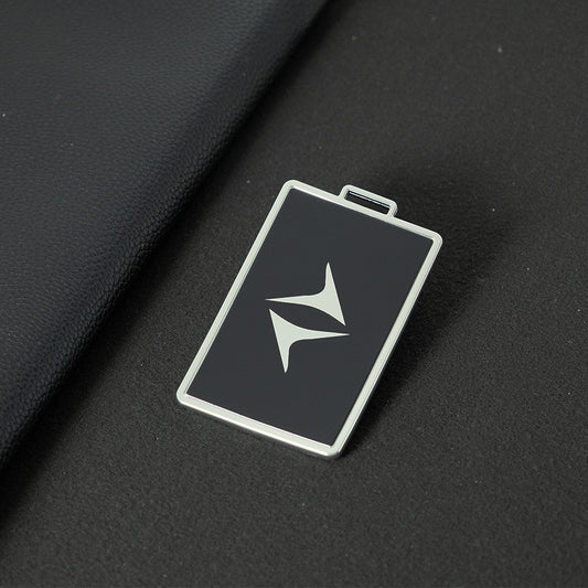 VEQ1T1 Black-Silver Plating Dongfeng Yipai 008 Card Key Cover 2024 Model eπ008 Car Accessories NFC Card