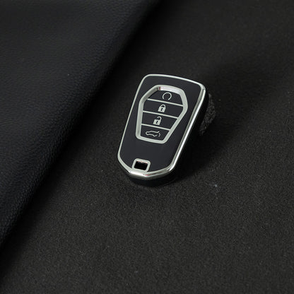 LSB2T1 Black-Silver Plating For TPU Car Key Case for ISUZU Dmax D-max Mux 2021 2022+ D-max MU-X 3.0 Mux