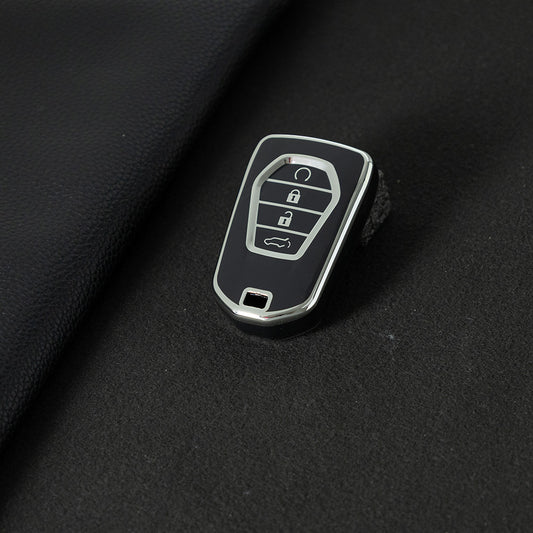 LSB2T1 Black-Silver Plating For TPU Car Key Case for ISUZU Dmax D-max Mux 2021 2022+ D-max MU-X 3.0 Mux