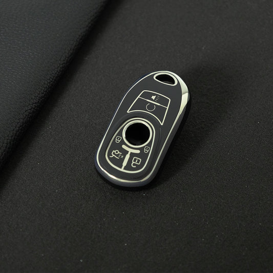 BUA3T1 Black-Silver Plating TPU Car Key Case Cover for Buick New Lacrosse Hot Selling Multicolor Waterproof Auto Supplies
