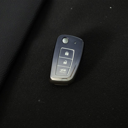 NIC1T1 Gradient Gray Car Key Cover Soft TPU Car Remote Key Case Cover Shell for Nissan X-Trail Qashqai J11 Juke Murano Micra Tiida Maxima Altima Kicks Accessories