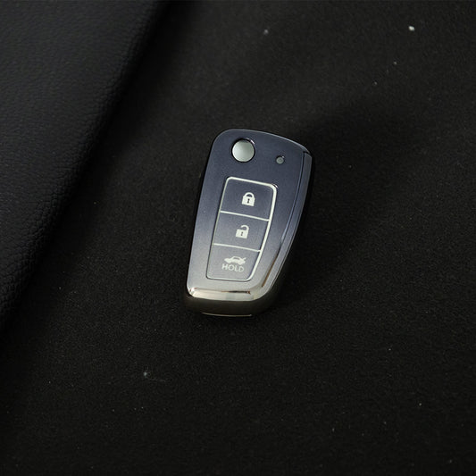 NIC1T1 Gradient Gray Car Key Cover Soft TPU Car Remote Key Case Cover Shell for Nissan X-Trail Qashqai J11 Juke Murano Micra Tiida Maxima Altima Kicks Accessories