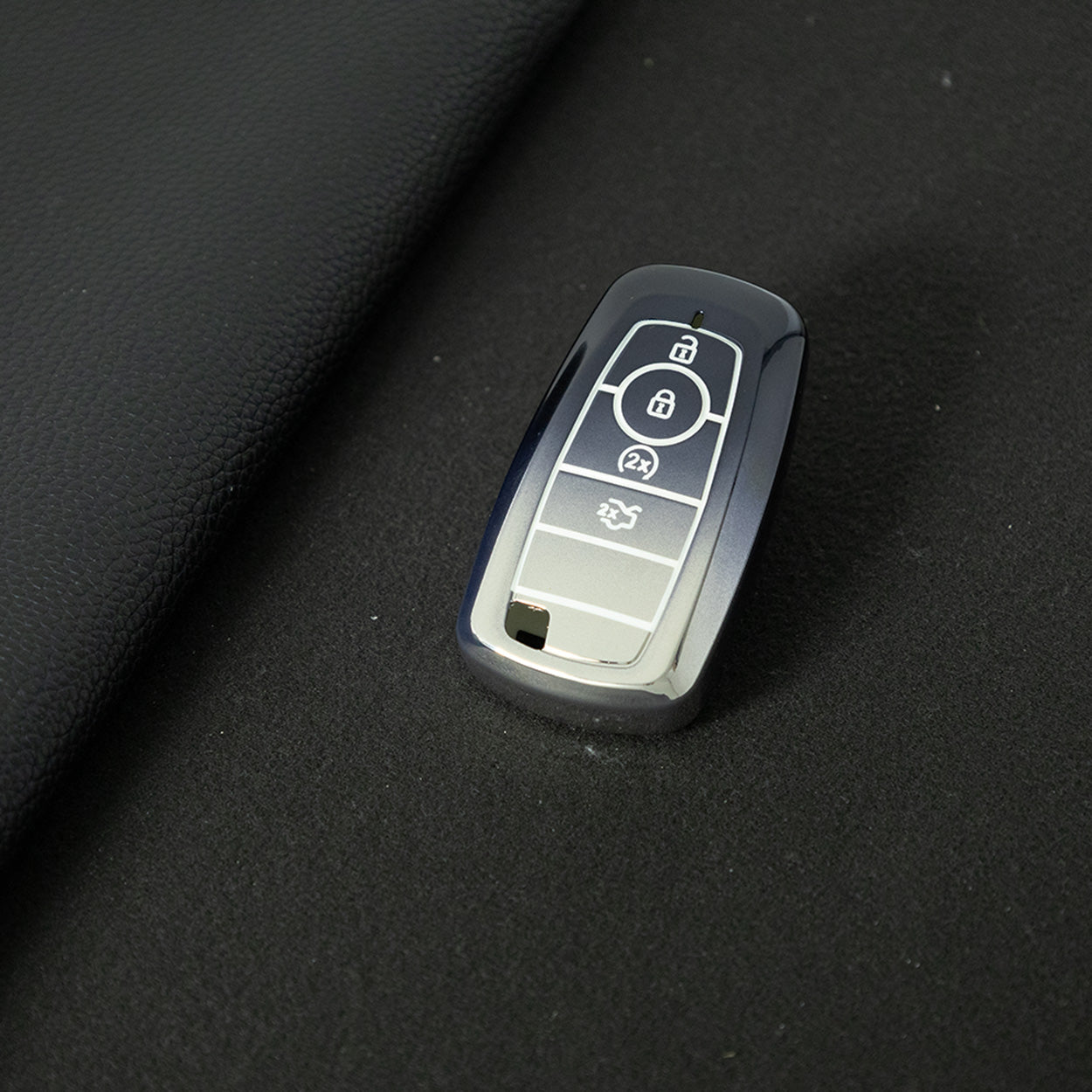 FOB3T1 Gradient Gray Suitable for Mondeo Keycases, Ruiji Car Keychains, High-end Taurus Ruijie Fox Car Key Remote Control keychain