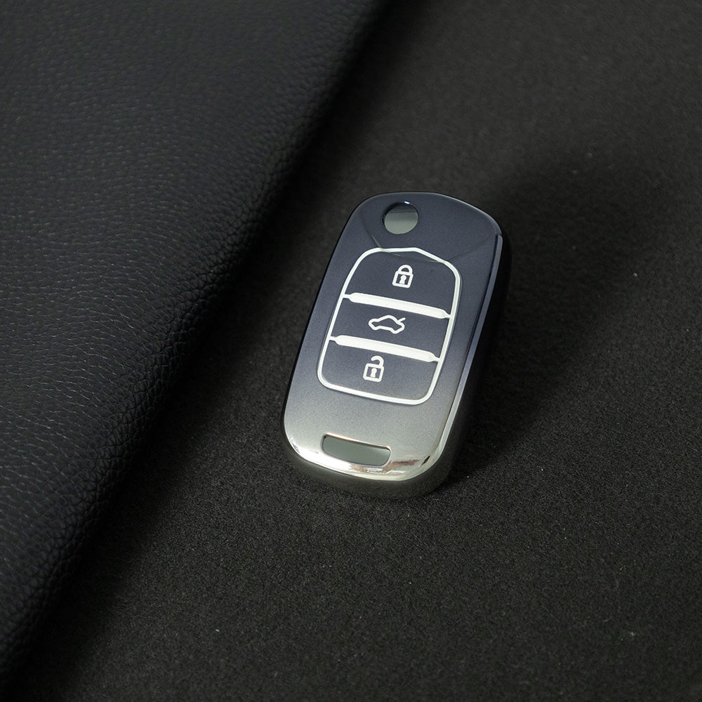 WUA1T1 Gradient Gray Car Key Cover For Wuling S1 Baojun 730 510 560 310 630 310W Car Key Cover Case Bag Protector