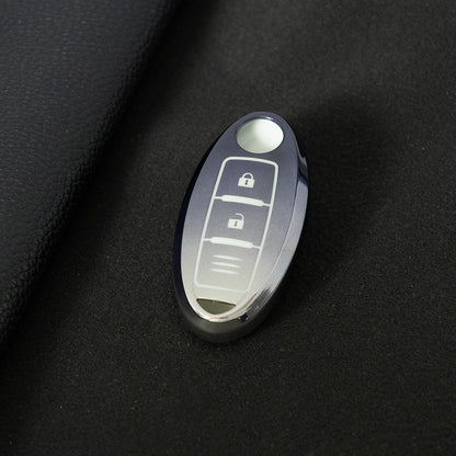 NIB1T1 Gradient Gray Car Key Cover For Nissan X-Trail Qashqai Sylphy Altima