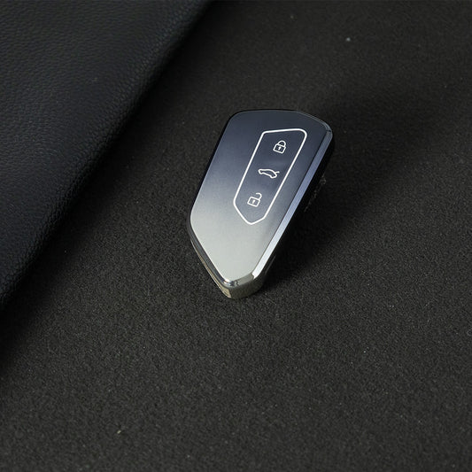 VOC1T1 Gradient Gray Car Key Cover For Volkswagen Golf 8 MK8 ID3 ID4 Cupra Skoda Octavia A8 SEAT Leon MK4 Formentor Tarraco