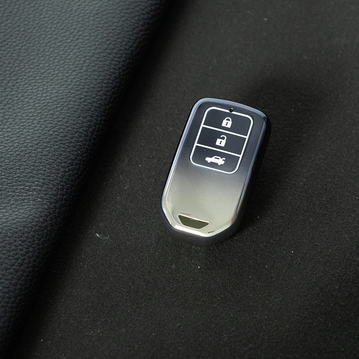 HOA1T1 Gradient Gray Car Key Cover For Honda Car Key Cover New TPU Car Remote Key Case Cover 2/3/4/5 Buttons Car Key Protector Holder