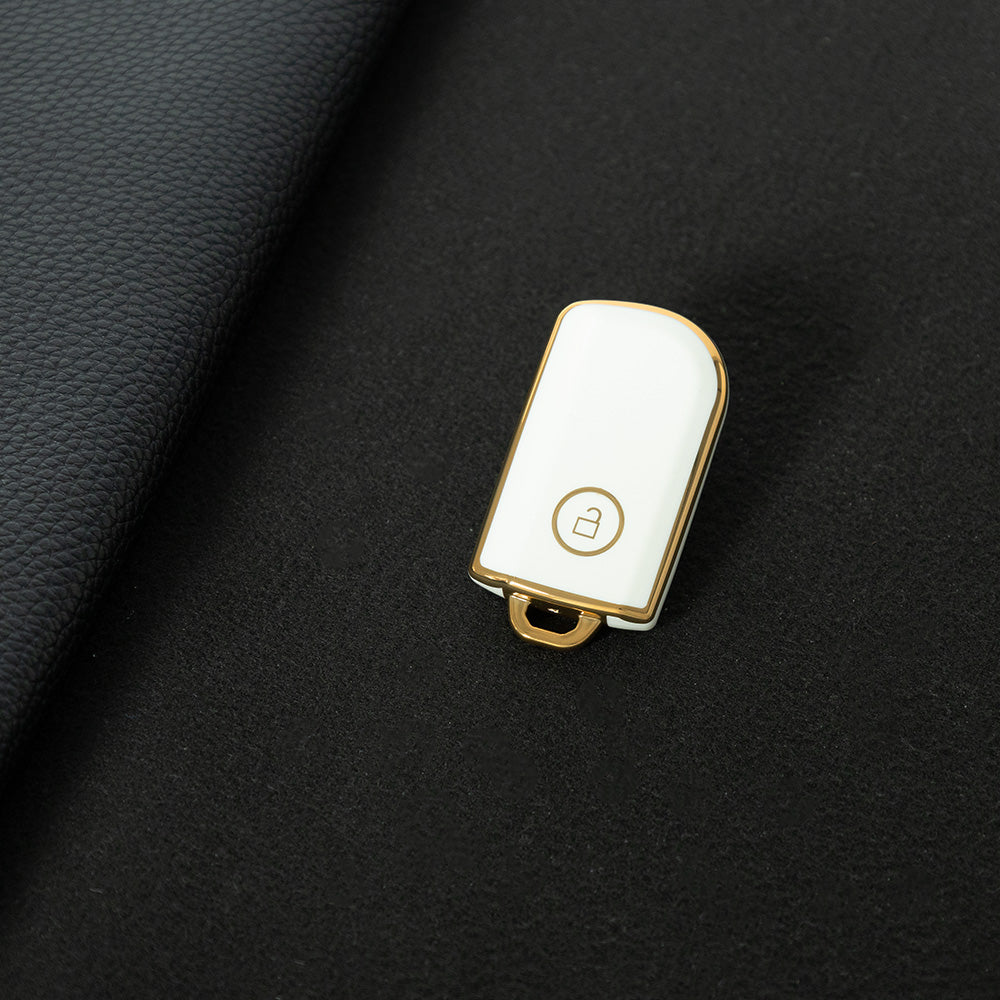 PAA1T1 White-Gold PlatingKey TPU Cover Shell for Pandect Mini V4 BT-760 IS-760 DX-4GL X-3190 X-1900 Russia Full Protective High Quality keychain Car Key Cover