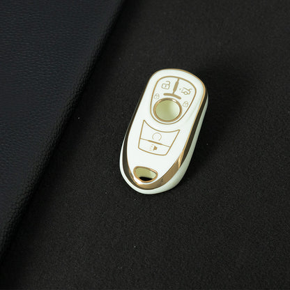 BUA3T1 White-Gold Plating TPU Car Key Case Cover for Buick New Lacrosse Hot Selling Multicolor Waterproof Auto Supplies