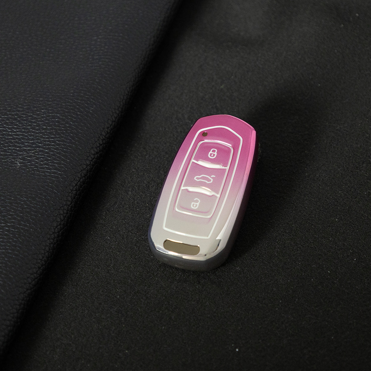 GEA1T1 Gradient Pink Car Key Cover For Geely Auto GL New Emgrand GS Car Key Pack S1 Boyue X3 Yuanjing X6 Borui Binrui Buckle Shell keychain