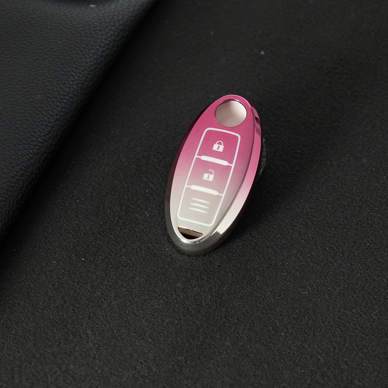 NIB1T1 Gradient Pink Car Key Cover For Nissan X-Trail Qashqai Sylphy Altima