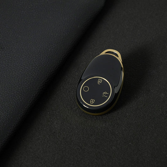 AOA1T1 Black-Gold Plating Car Key Cover for Aion v 2024 2025 2026