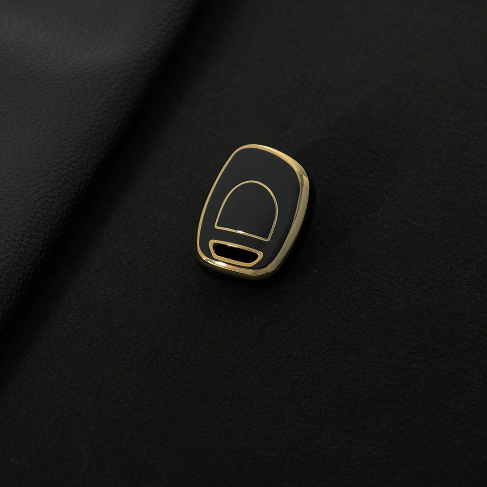 REE1T1 Black-Gold Plating Car Key Cover New Soft TPU Car Remote Key Case Cover Shell Fob for Renault Master Kangoo Clio 2 Symbol Twingo1 Ph2 Clio 2 PH2 Clio