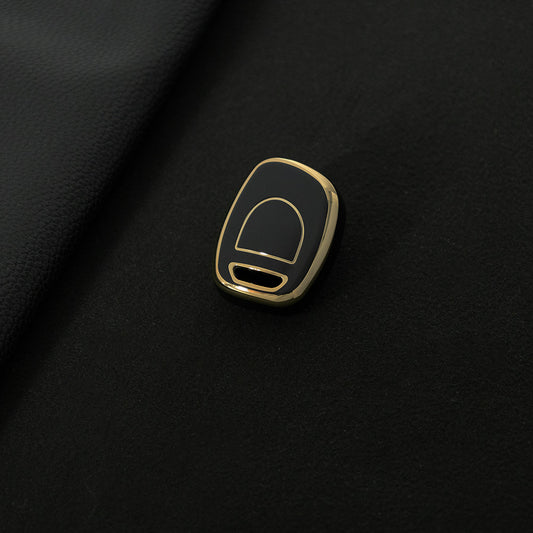 REE1T1 Black-Gold Plating Car Key Cover New Soft TPU Car Remote Key Case Cover Shell Fob for Renault Master Kangoo Clio 2 Symbol Twingo1 Ph2 Clio 2 PH2 Clio